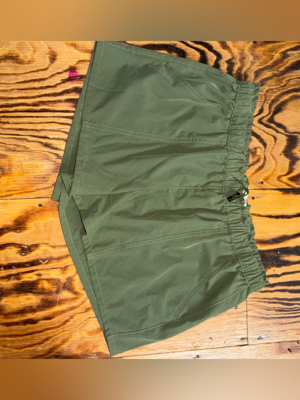 No Boundaries Olive Green Women’s Athletic Shorts
